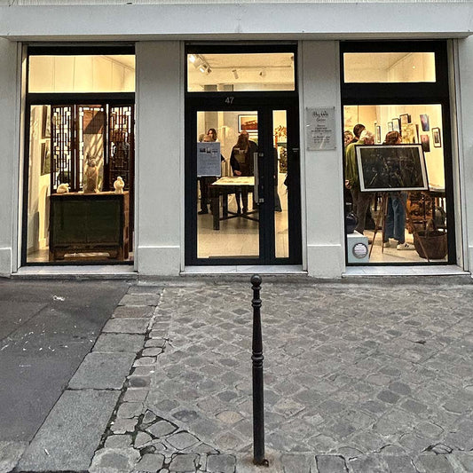 Les bougies "Fanny" et "Enlace" sont exposées à la galerie My Wei à Paris