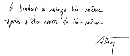 Handwritten Artist Signature