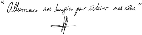 Handwritten Artist Signature